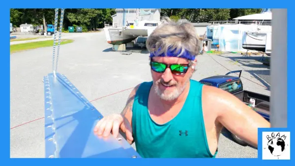 Ep51 - Installing our new DIY bowsprit Episode 51