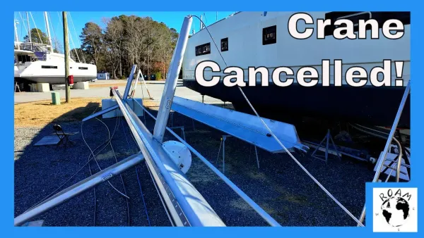 EP63 - Ready to Re-Step Our Mast… Then It All Fell Apart